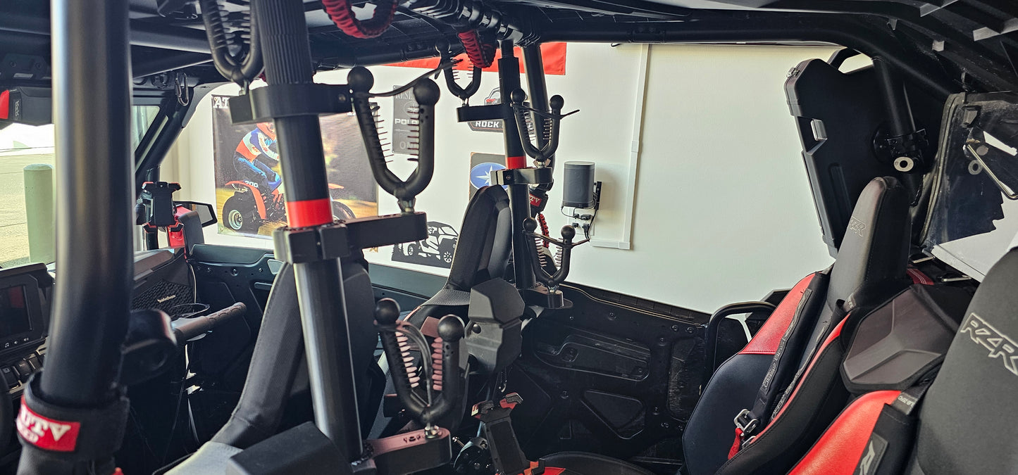 Polaris RZR 1000 XP4 Mid Cage, 2 or 3 Place Rifle Mounting System. 2024-Current