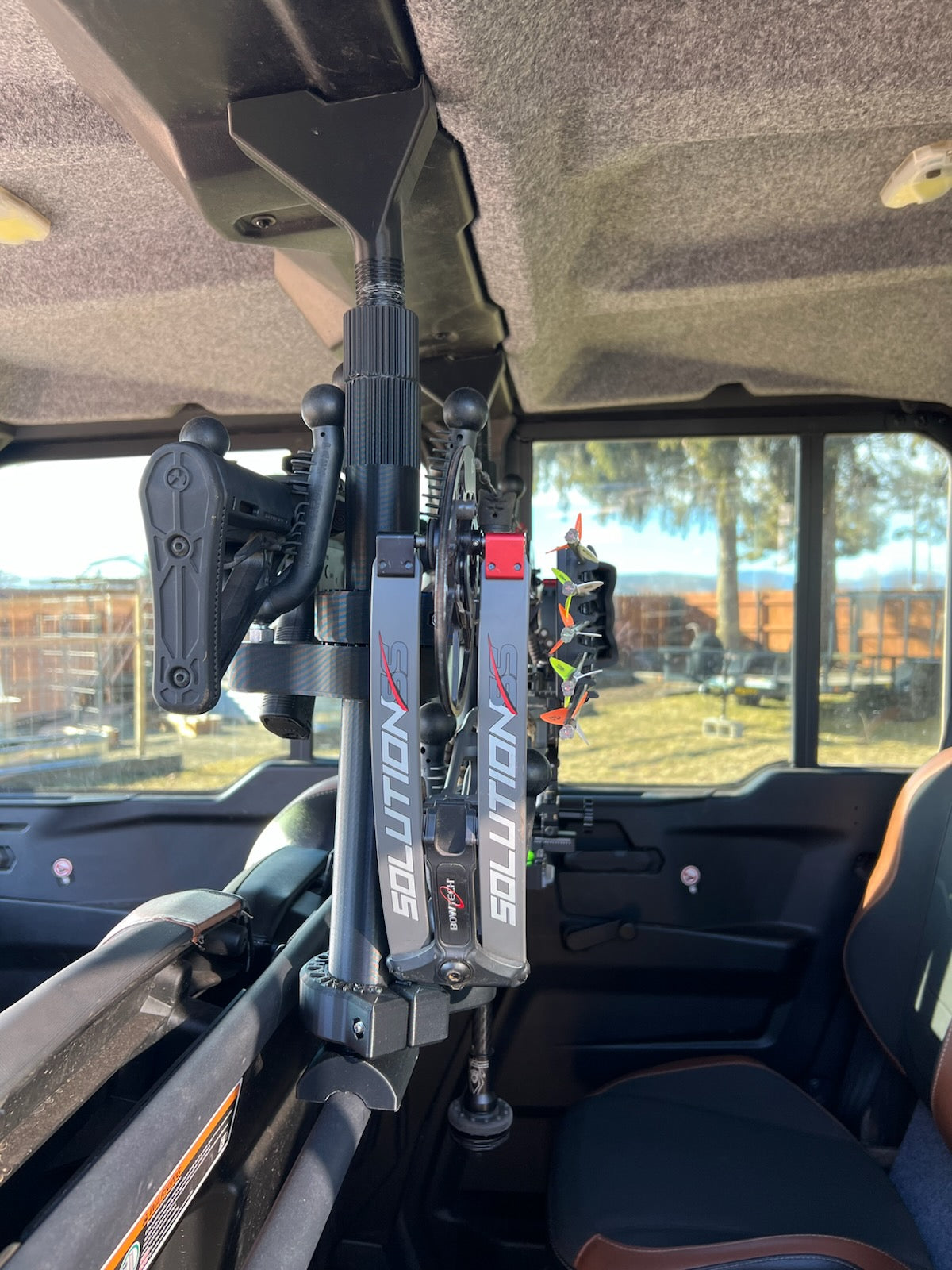 Can Am Defender Max Limited 1000 6 Seat, Mid Cage, 2 and 3 Place Rifle Mounting System