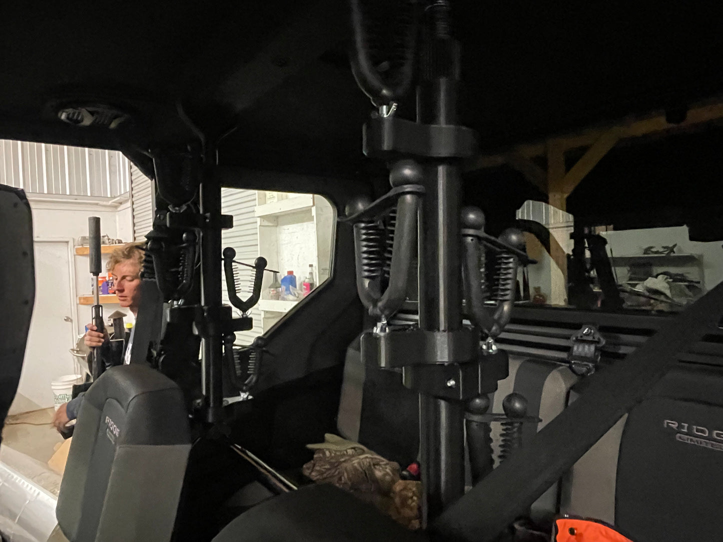 Kawasaki Ridge Crew, 19" or 26" Tall, Mid Cage, 2,3, and 4 Place Rifle Mounting System