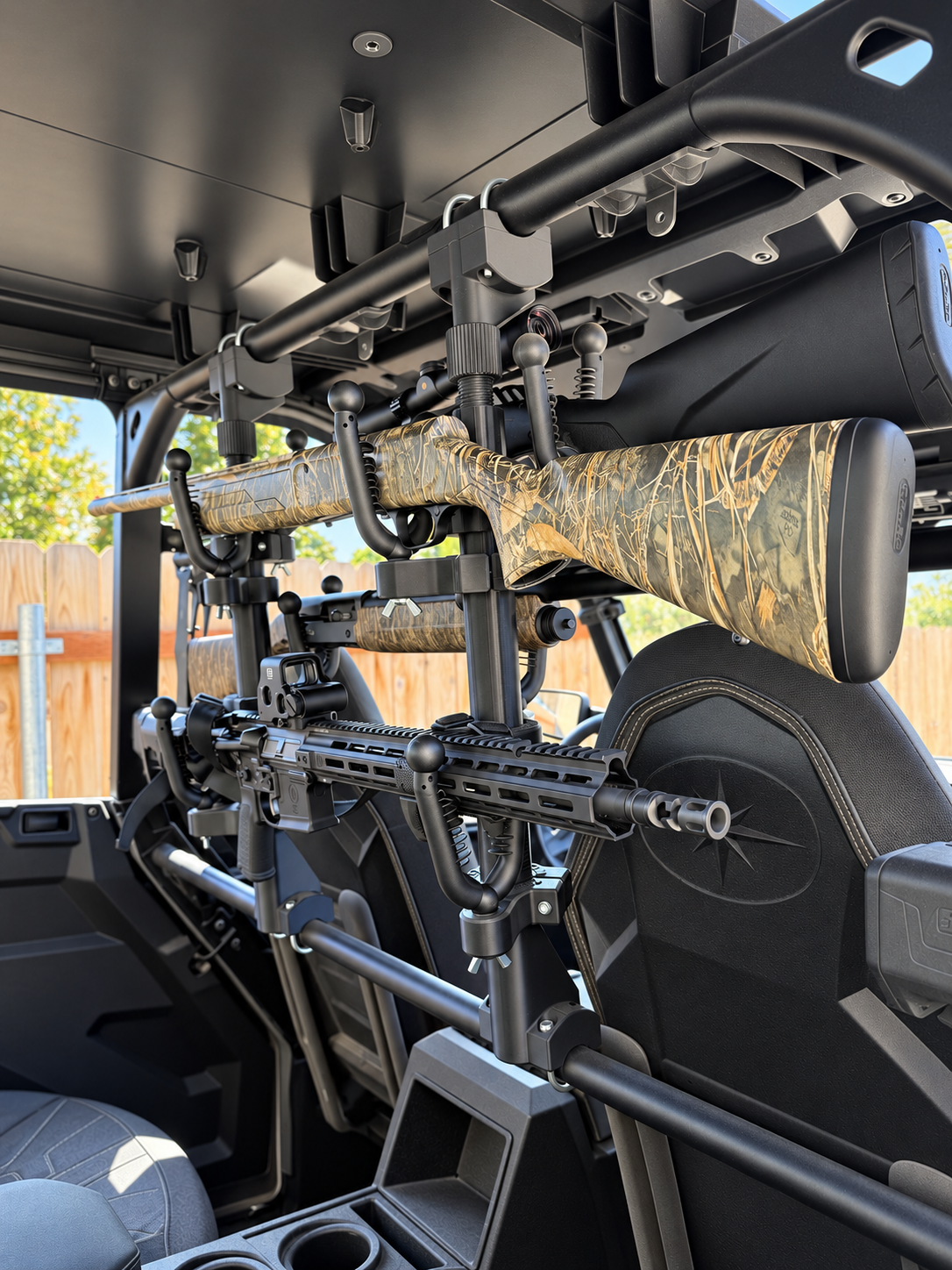 Polaris General 4 Seater, Mid Cage, 3 or 4 Place Utility Mounting System.
