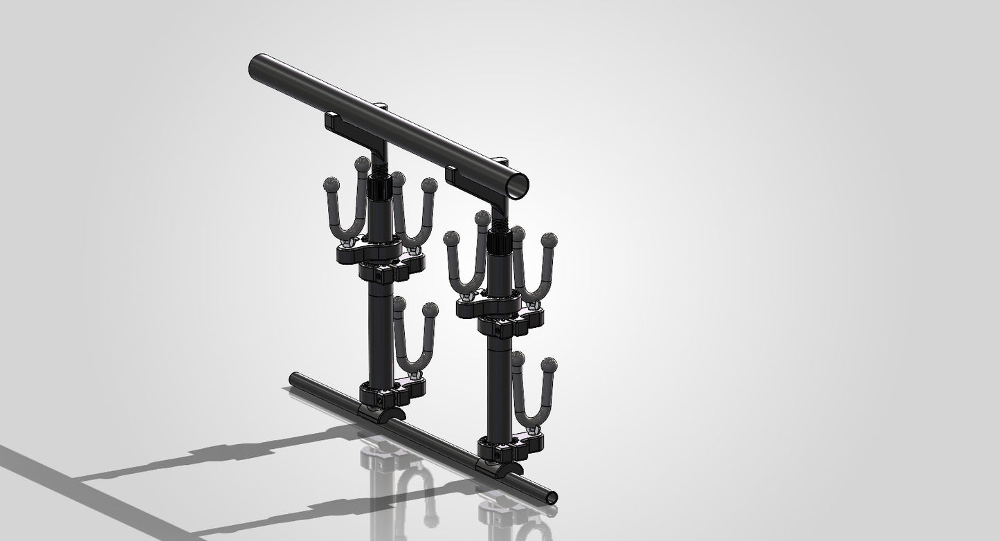 Can Am Defender Max 1000 6 Seat, Mid Cage, 2 and 3 Place Rifle Mounting System