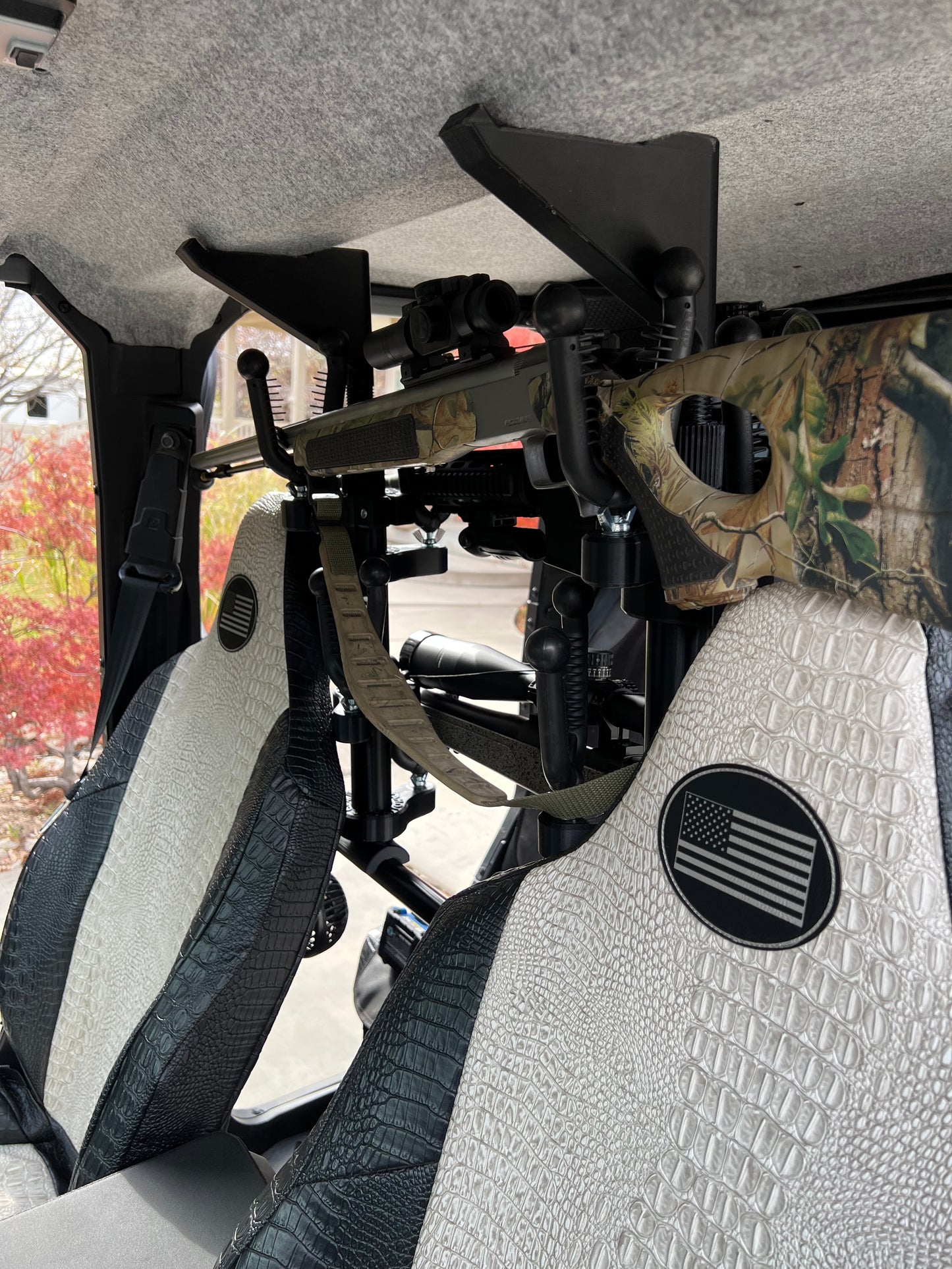 Polaris Xpedition 5 Seat, Northstar Mid Cage, 2 and 3 Place Rifle Mounting System