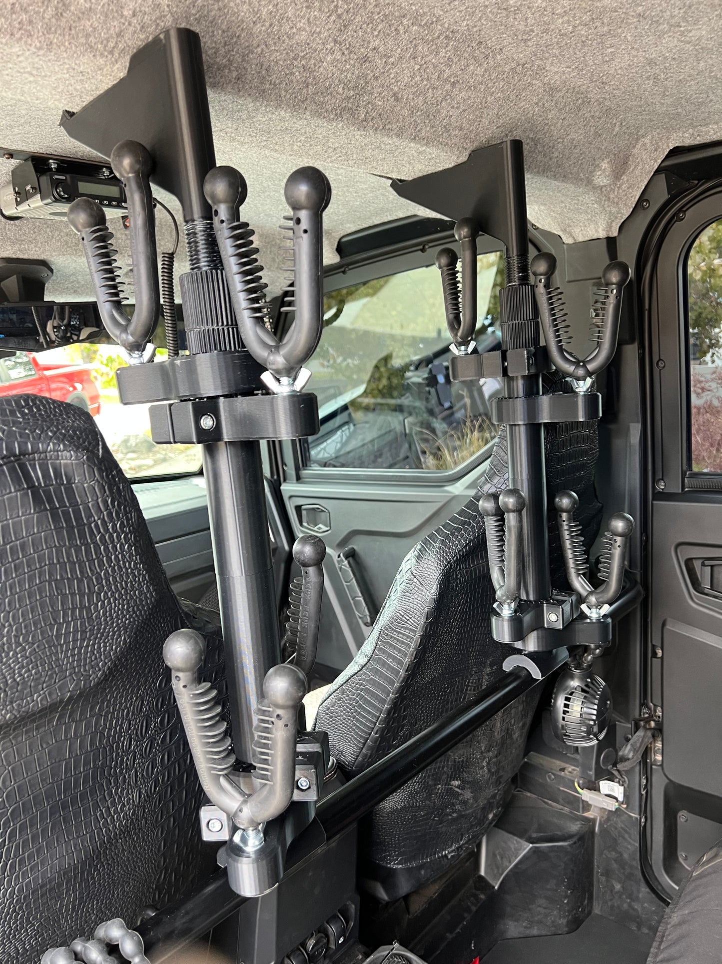 Polaris Xpedition 5 Seat, Northstar Mid Cage, 2 and 3 Place Rifle Mounting System