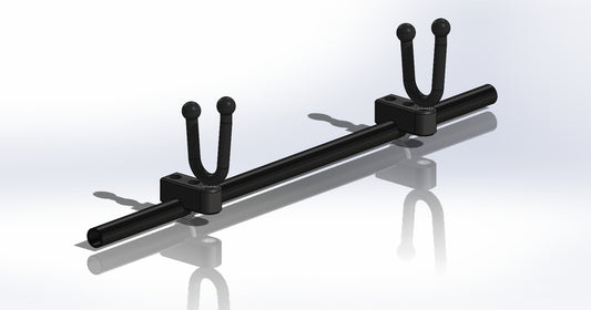 Accessory, Horizontal Round Tube, 1 Place Rifle Mounting System