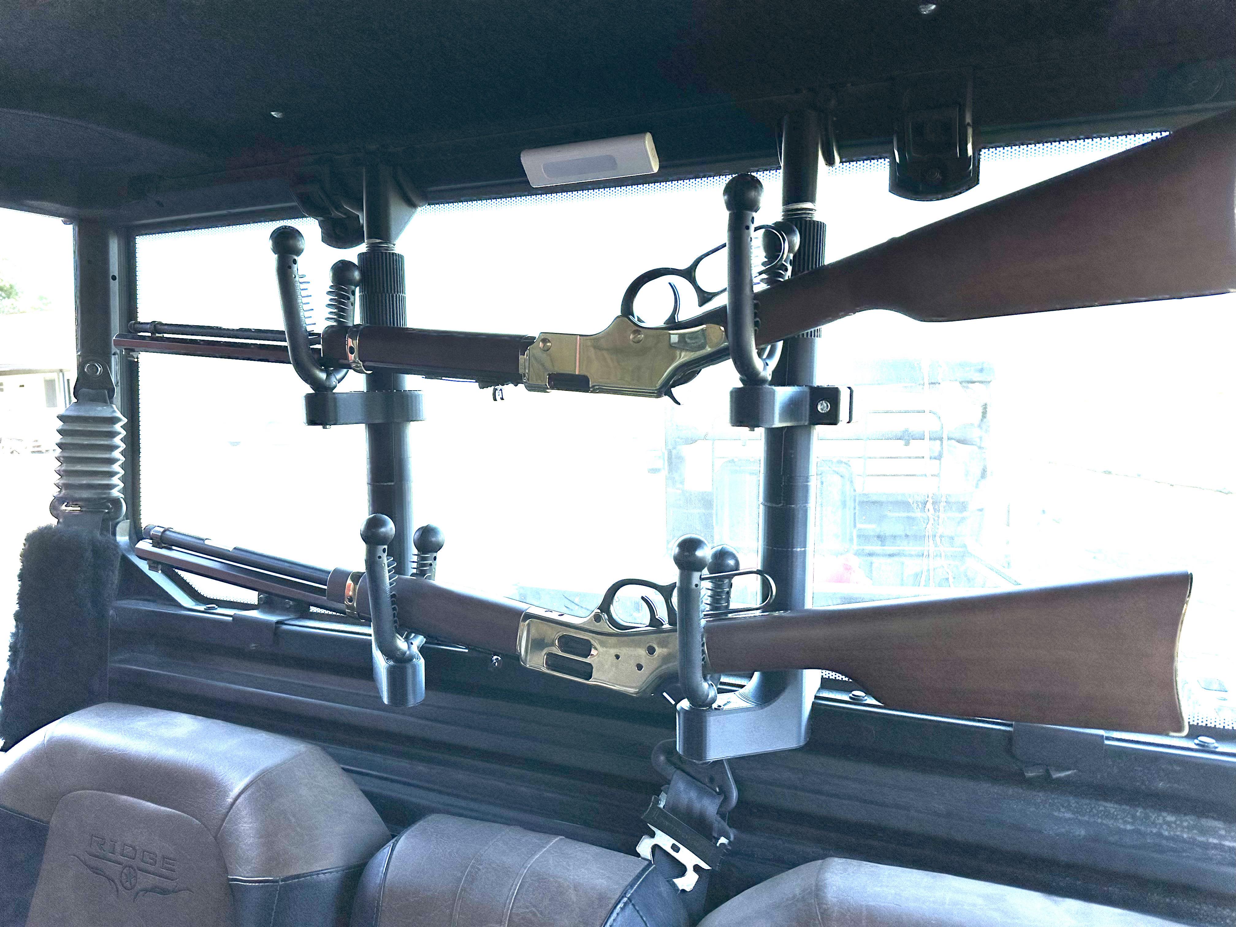 Kawasaki Ridge Rear Window, 1 and 2 Place Rifle Mounting System ...