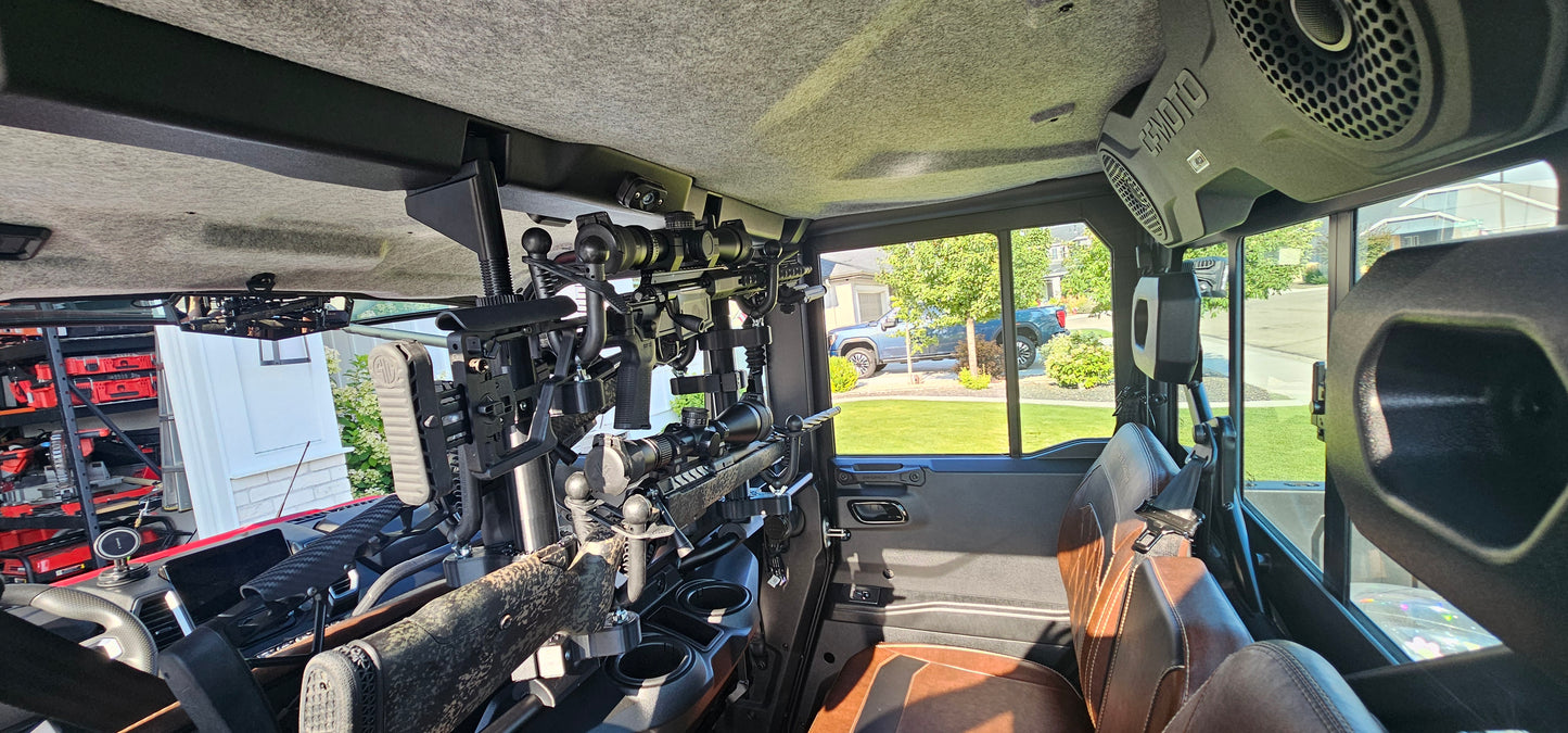 CFMoto U10 ProXL Highland 1000 6 Seat, Mid Cage, 2 and 3 Place Rifle Mounting System